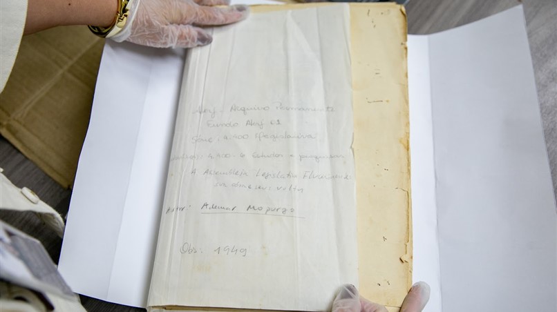 Arquivo da Alerj guarda documentos da política fluminense desde 1856