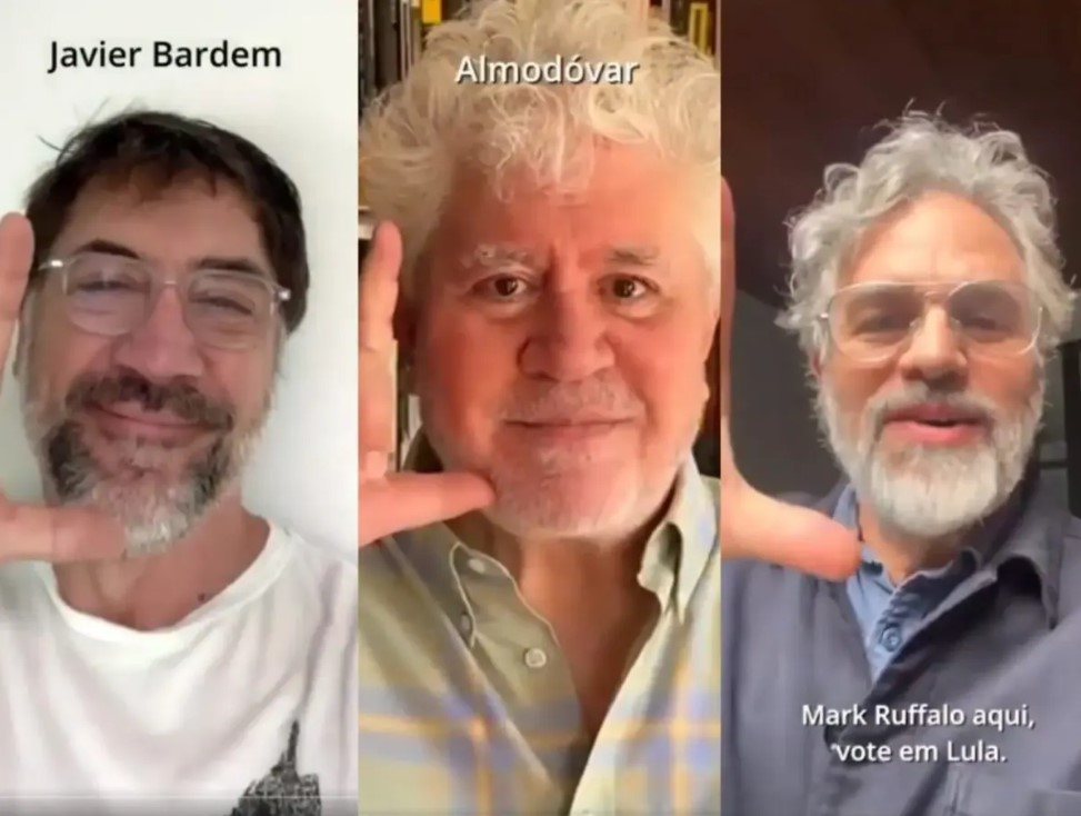 Artistas internacionais declaram apoio a Lula em vídeo divulgado hoje