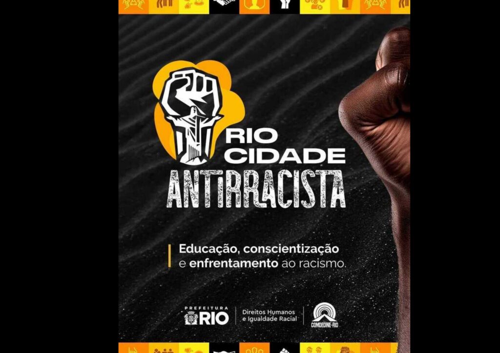 Campanha contra o racismo no Rio chega a praias e estádios