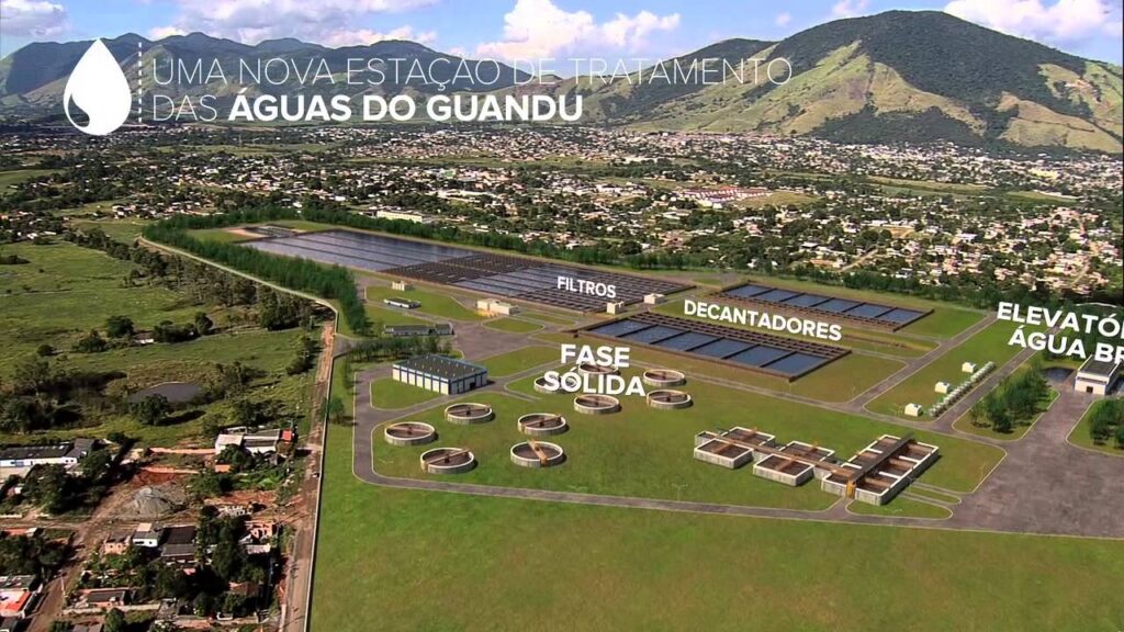 Cedae inicia obra da nova estação do Guandu em Nova Iguaçu