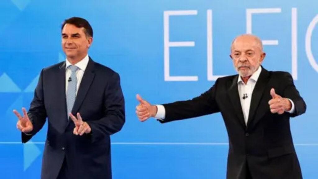 Debate da Globo opõe Lula e Flávio Bolsonaro sobre economia