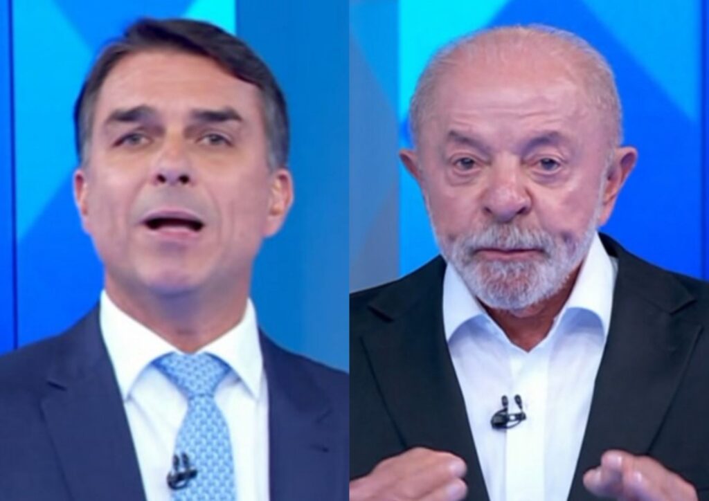 Flávio Bolsonaro e Lula confrontam propostas para dívidas e segurança