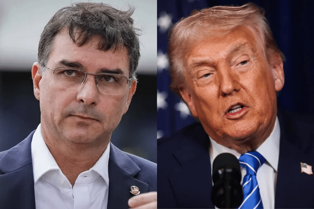 Governo Trump cobra recuo de Flávio após declaração sobre eleição