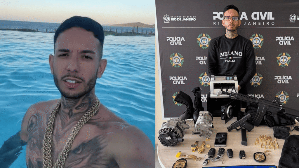 Influenciador Rei dos Batidos é preso em flagrante em Niterói