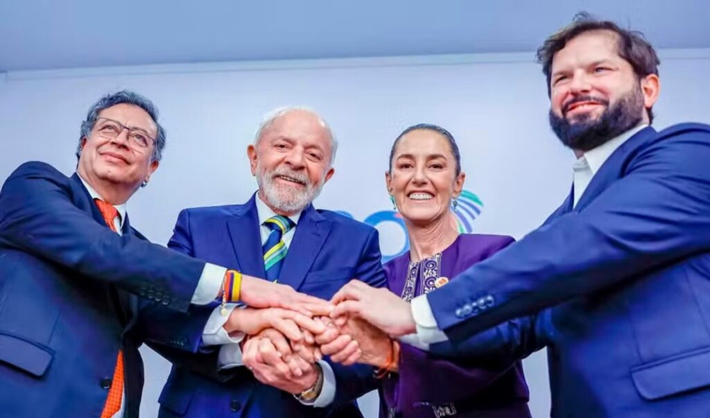 Líderes da América Latina celebram reeleição de Lula