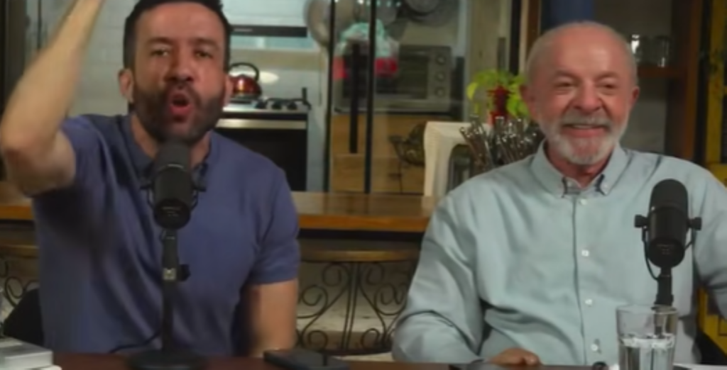Lula comemora empate no Datafolha em live com Janones