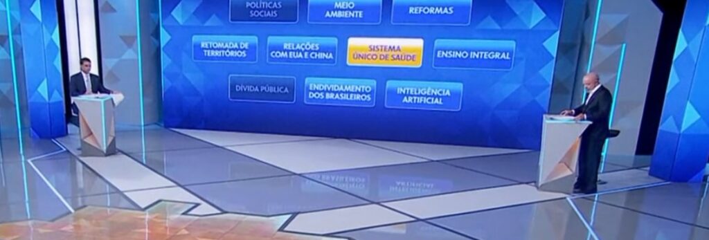 Lula e Flávio Bolsonaro discutem SUS, dívidas e Bolsa Família