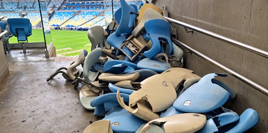 Maracanã calcula prejuízo acima de R$ 300 mil após jogo do Vasco