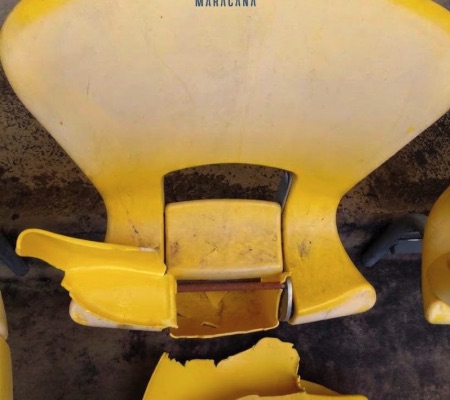 Maracanã tem 67 cadeiras danificadas após jogo do Flamengo