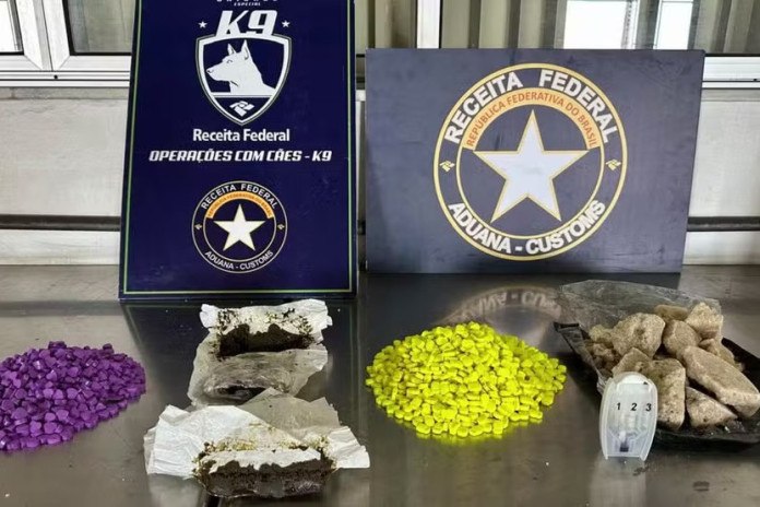 Receita Federal apreende drogas em encomendas do Rio ao Ceará