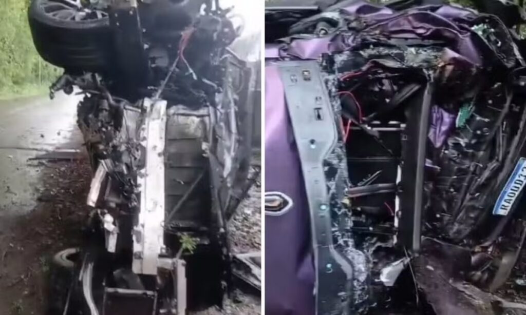 Robert Renan sofre acidente de carro na Barra da Tijuca