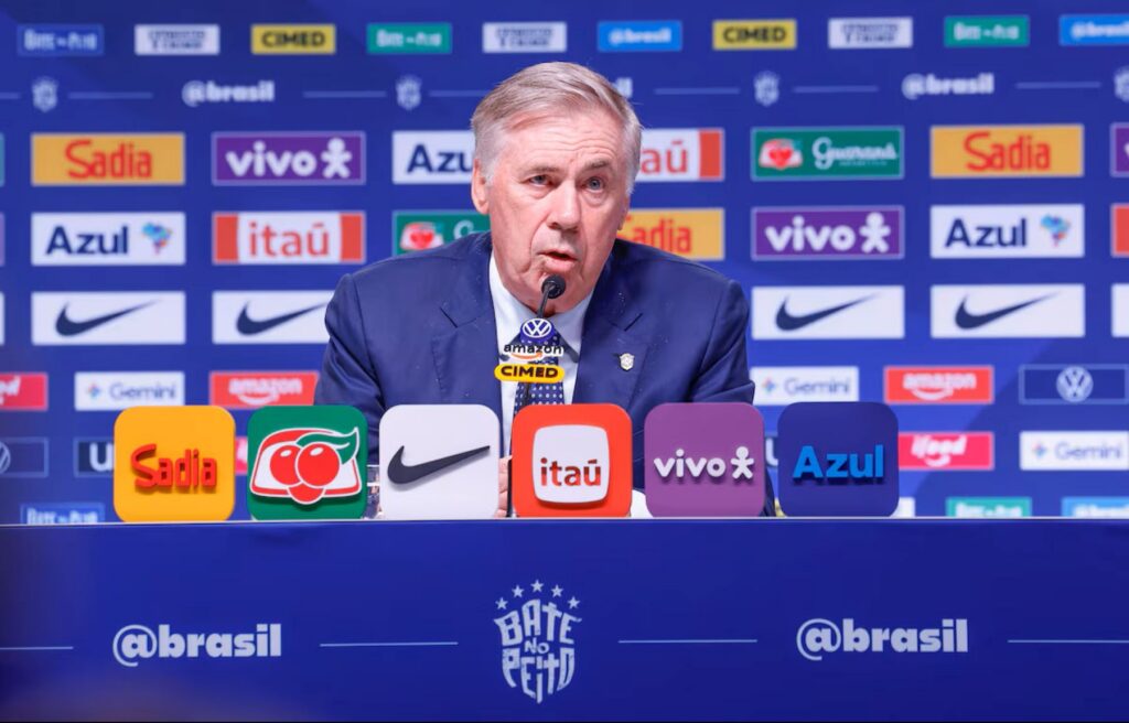 seleção brasileira tem cinco estreantes na lista de Ancelotti