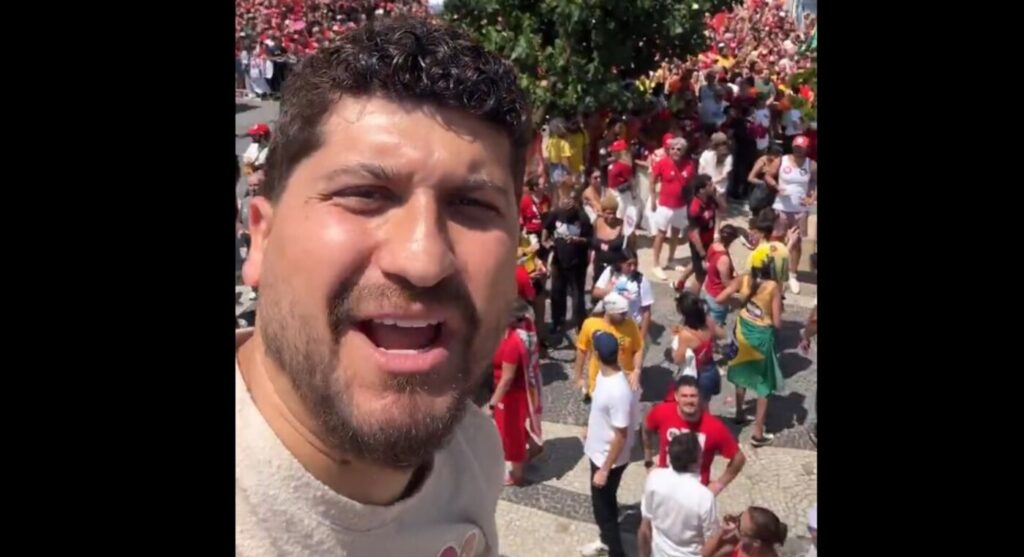 William Siri participa de ato de Lula em Copacabana e chama para Campo Grande
